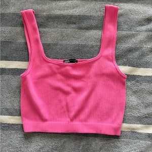 Zara ribbed crop top